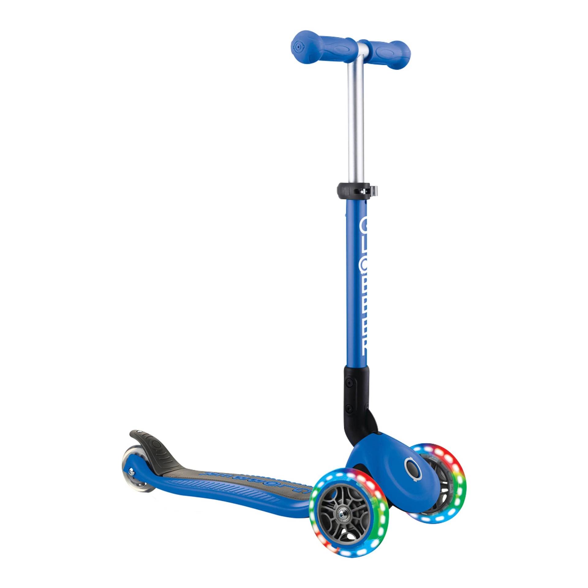 Scooter Junior mit Leuchtrollen von Globber