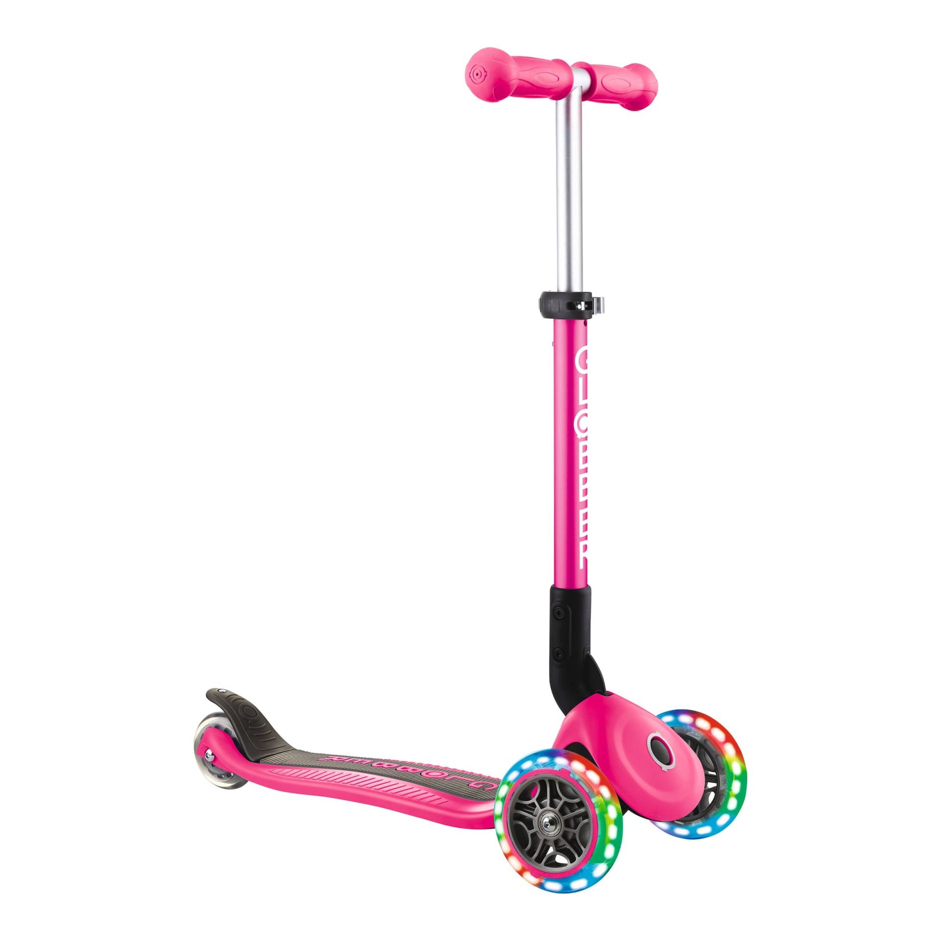 Scooter Junior mit Leuchtrollen von Globber