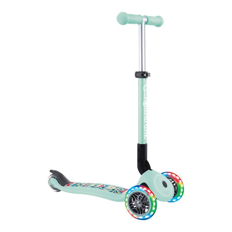 Scooter Junior mit Leuchtrollen von Globber