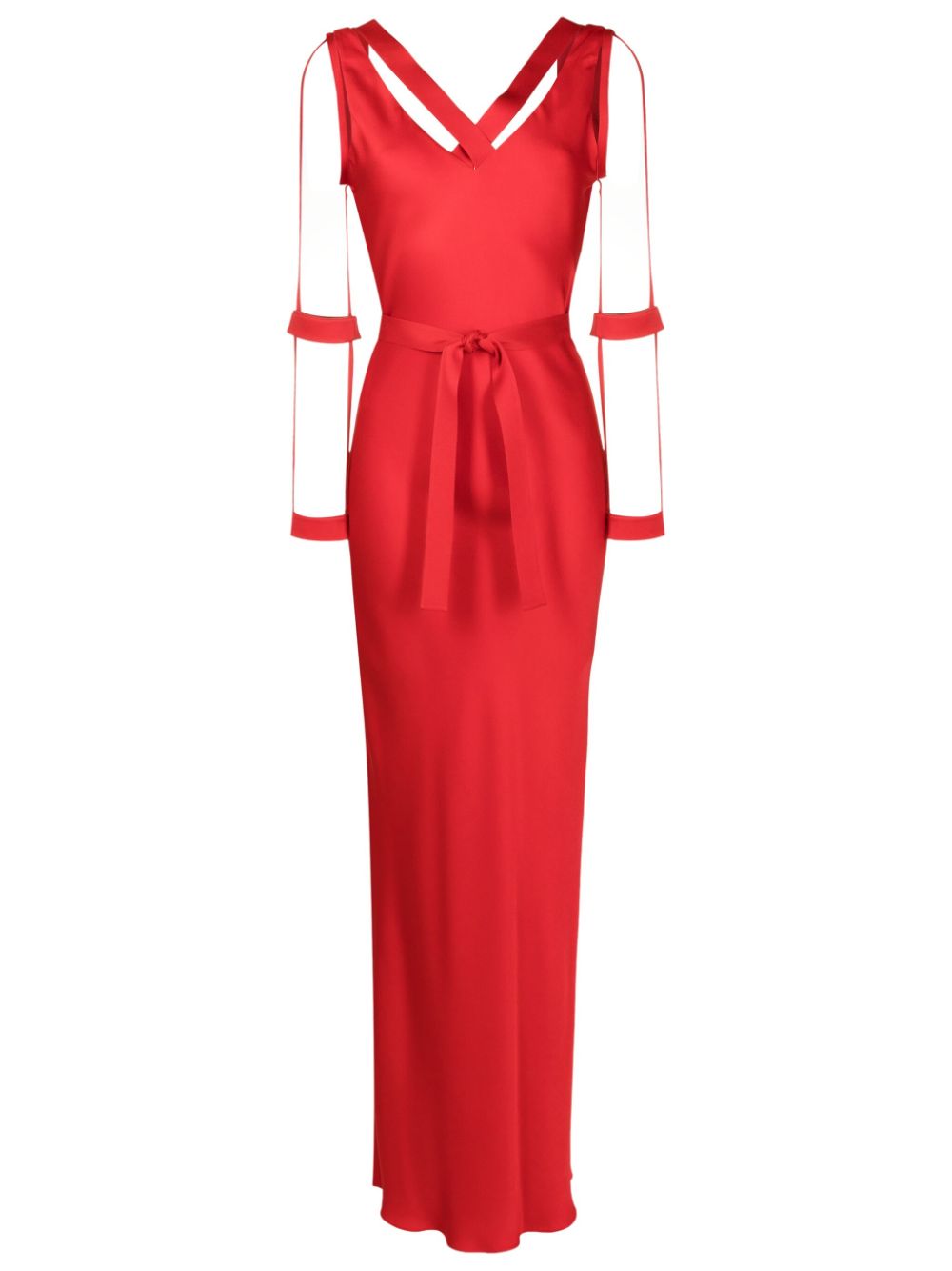 Gloria Coelho Optical-Illusion maxi dress - Red von Gloria Coelho