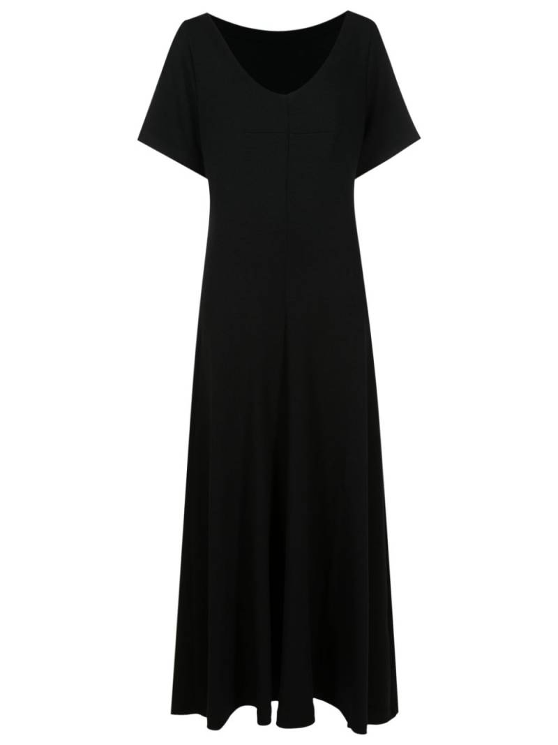 Gloria Coelho V-neck midi dress - Black von Gloria Coelho