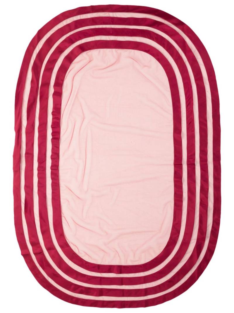 Gloria Coelho circular-design sheer scarf - Pink von Gloria Coelho