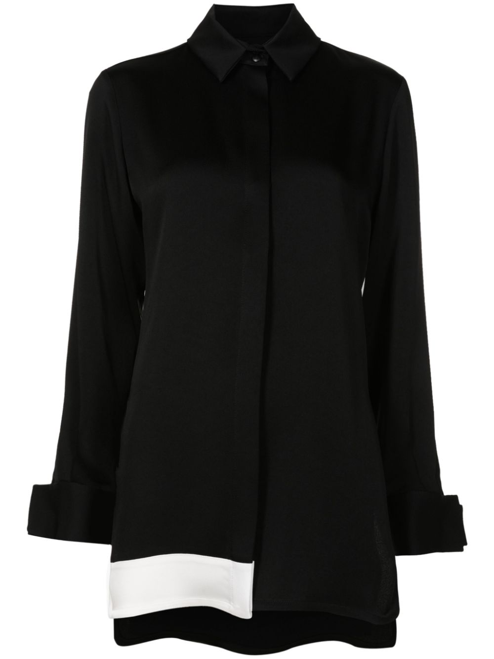 Gloria Coelho classic-collar button-up shirt - Black von Gloria Coelho