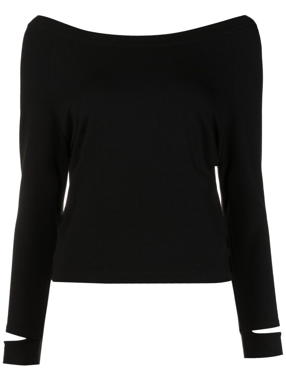 Gloria Coelho cut-out detail T-shirt - Black von Gloria Coelho