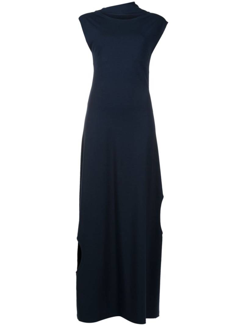 Gloria Coelho cut out-detail maxi dress - Blue von Gloria Coelho