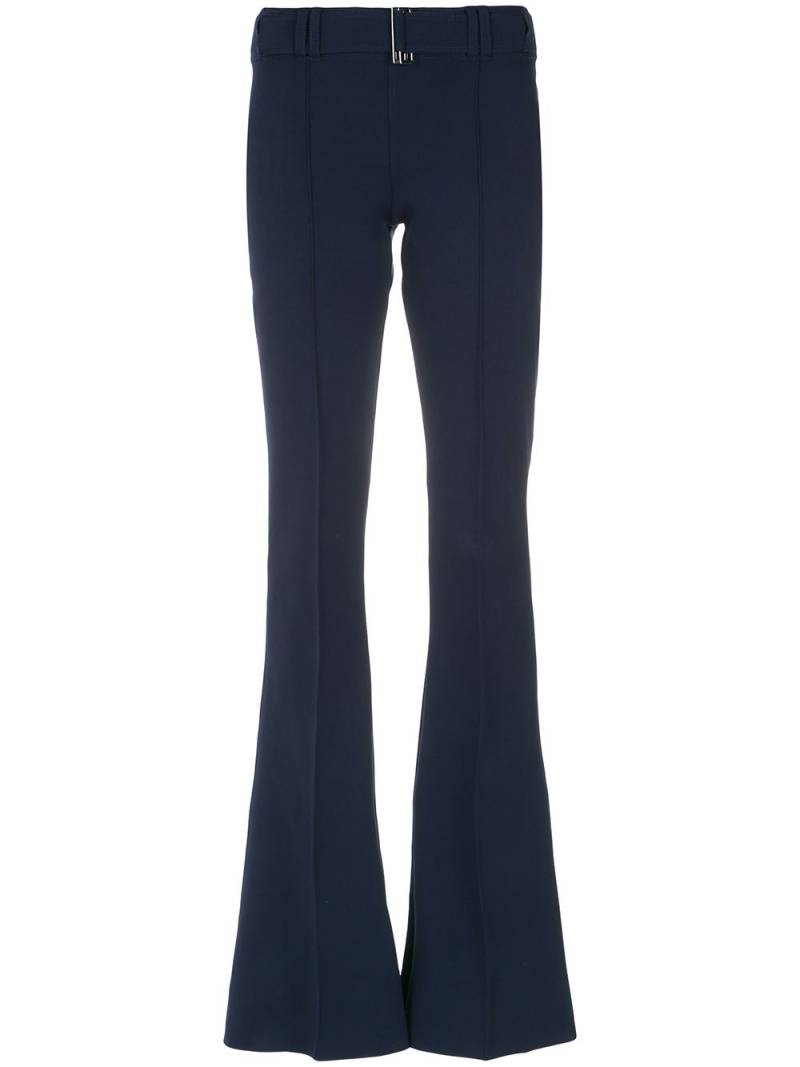 Gloria Coelho flared trousers - Blue von Gloria Coelho