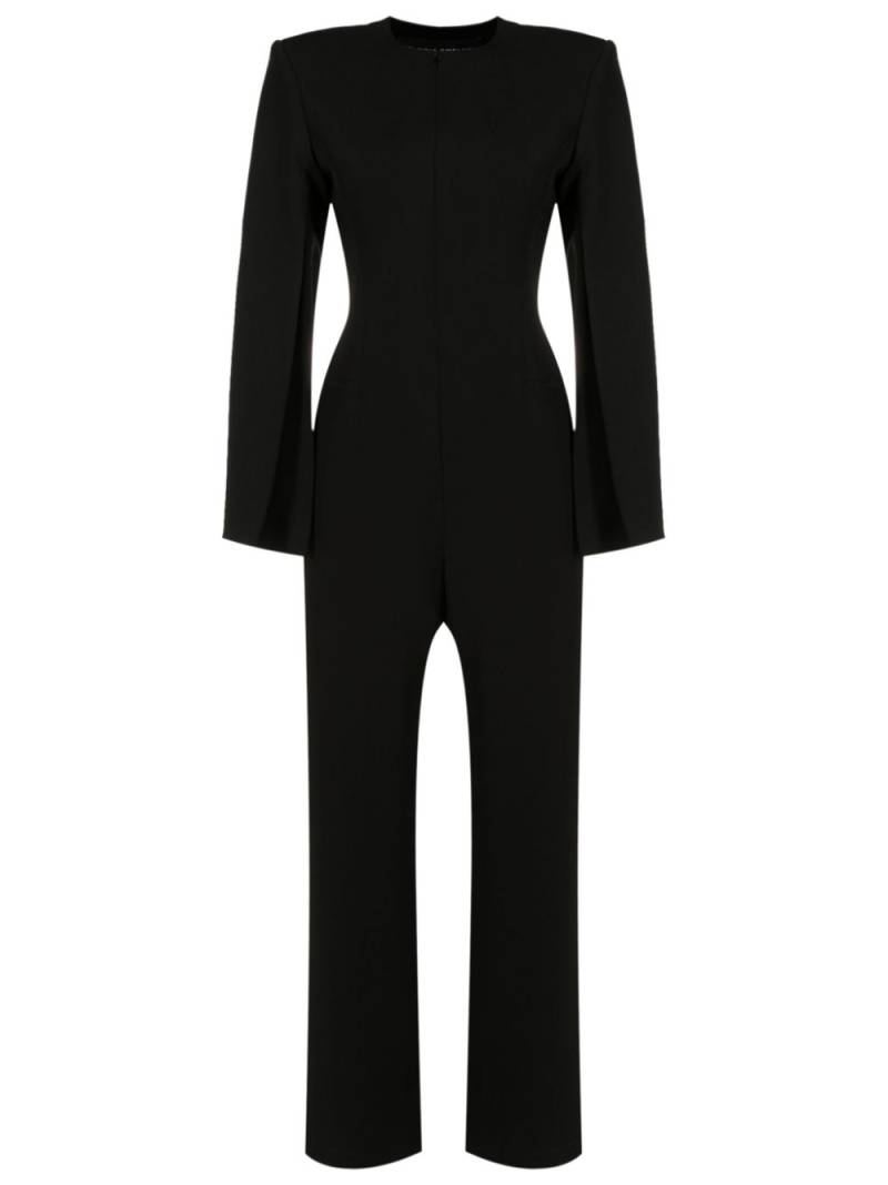 Gloria Coelho long slit-sleeve jumpsuit - Black von Gloria Coelho