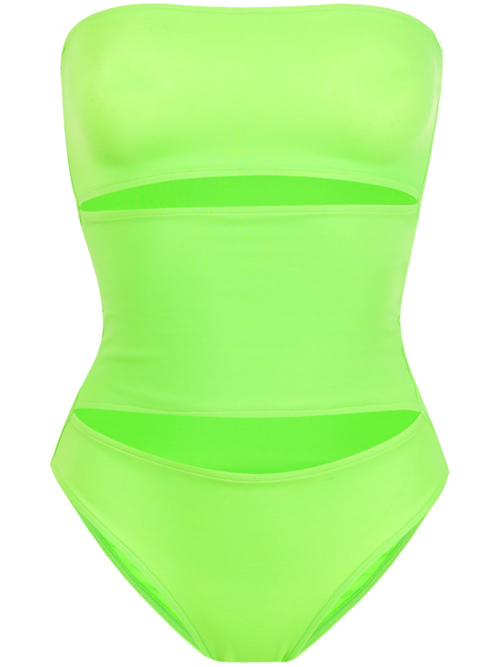 Gloria Coelho maillot panelled swimsuit - Green von Gloria Coelho