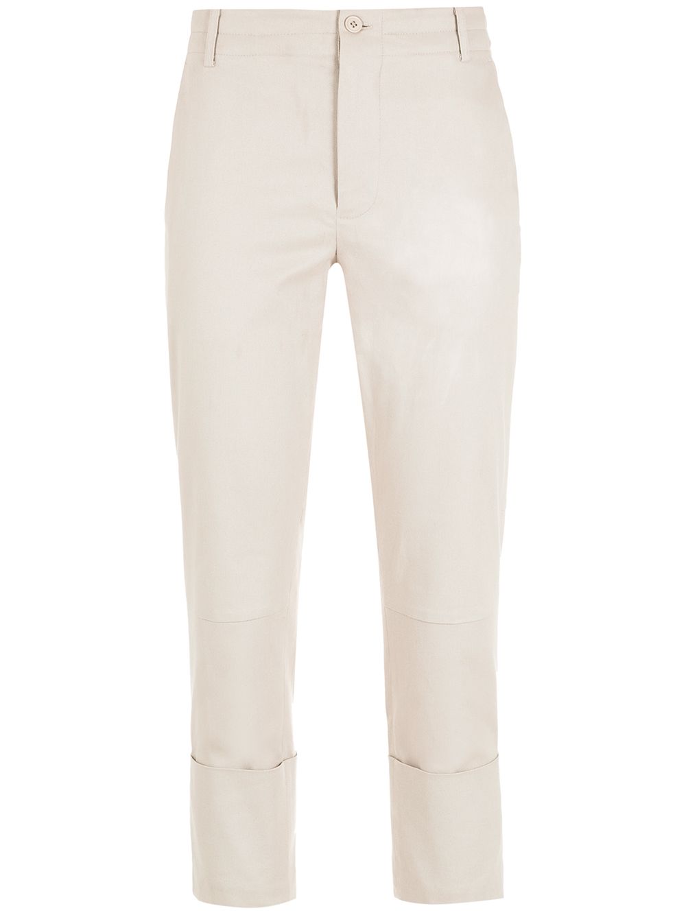 Gloria Coelho mid-rise cropped trousers - Neutrals von Gloria Coelho