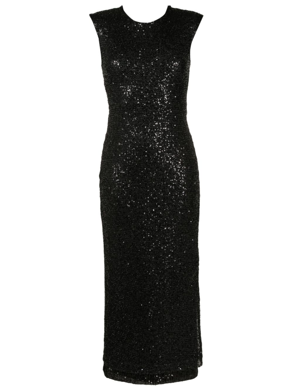 Gloria Coelho sequin-embellished sleeveless dress - Black von Gloria Coelho