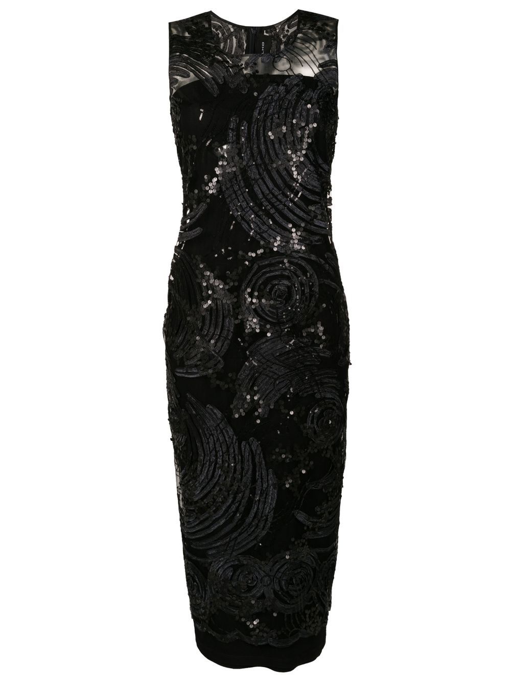 Gloria Coelho sequin evening shift dress - Black von Gloria Coelho