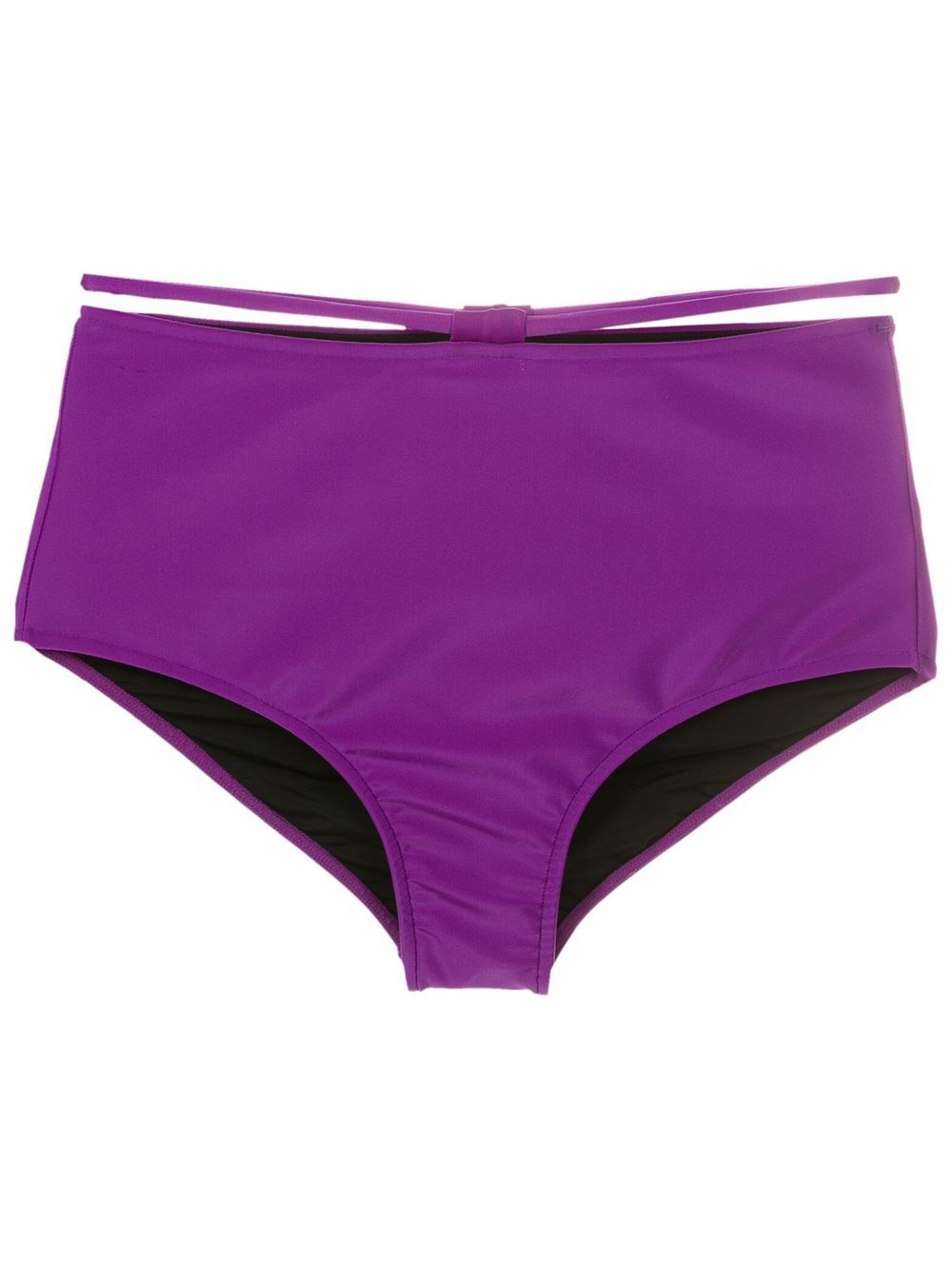 Gloria Coelho strapless high-waisted bikini set - Purple von Gloria Coelho