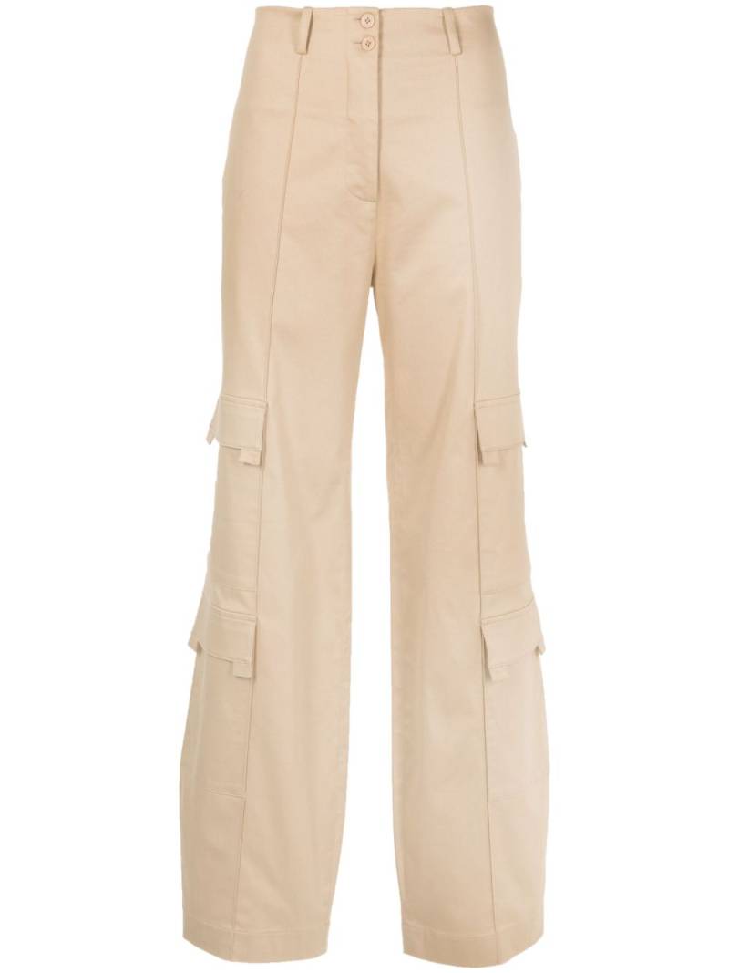 Gloria Coelho x Isabella Fiorentino cargo trousers - Brown von Gloria Coelho