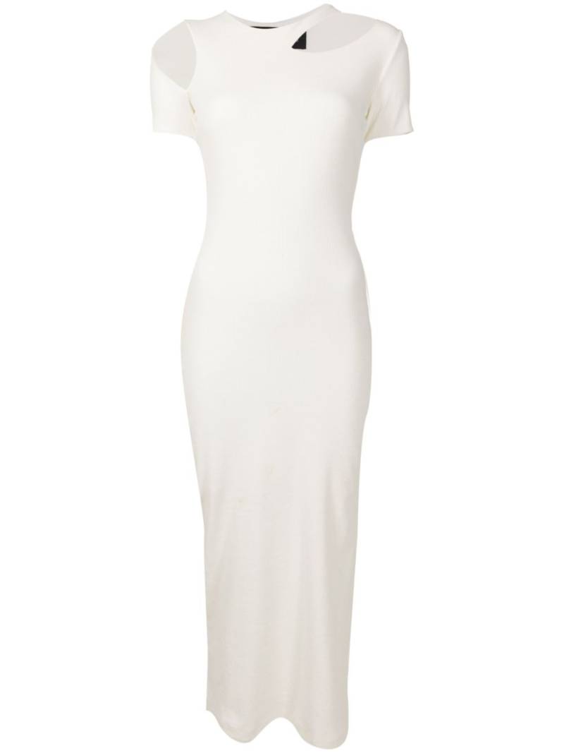 Gloria Coelho x Isabella Fiorentino cut-out maxi dress - White von Gloria Coelho