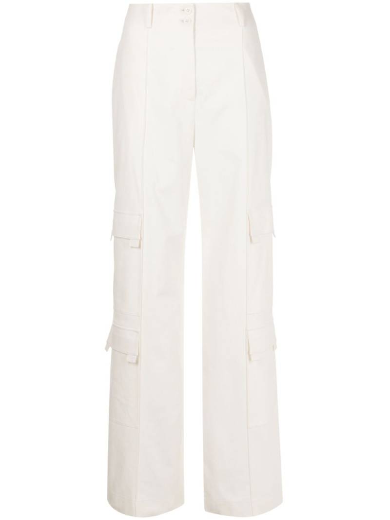 Gloria Coelho x Isabella Fiorentino tailored cargo trousers - White von Gloria Coelho