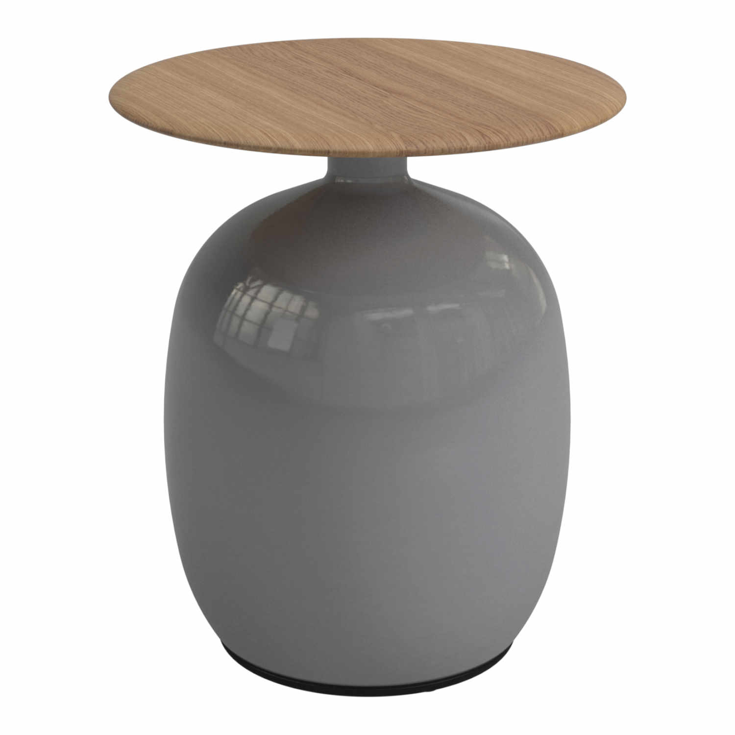 Blow Low Side Table Beistelltisch, Farbe Tischsockel smoke von Gloster