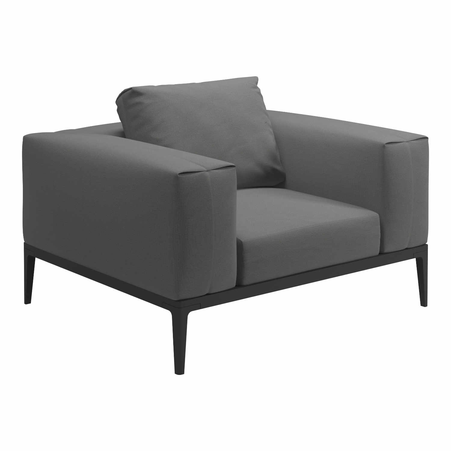 Grid Lounge Chair Sessel, Gestell java, Stoffbezug fog 145 Grid Lounge Chair Sessel, Gestell java, Stoffbezug fog 145 von Gloster