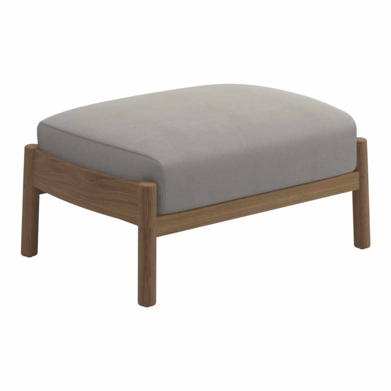 Haven Ottoman Hocker, Stoffbezug linen 146 von Gloster