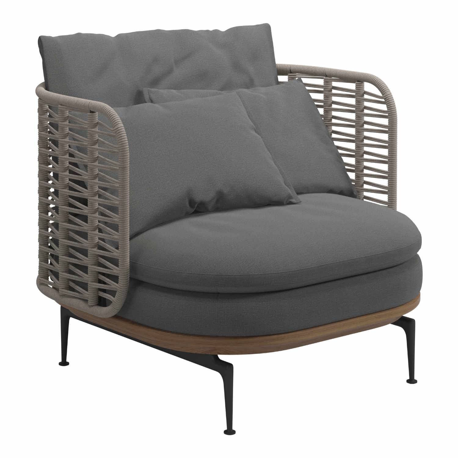 Mistral Low Back Lounge Chair Sessel, Stoffbezug fog 145 Mistral Low Back Lounge Chair Sessel, Stoffbezug fog 145 von Gloster