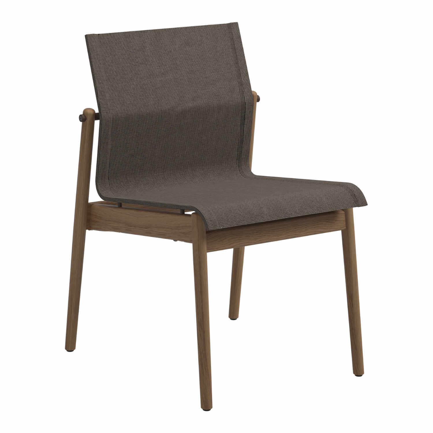 Sway Teak Stapelstuhl, Metallelemente java, Slingfarbe sepia sling Sway Teak Stapelstuhl, Metallelemente java, Slingfarbe sepia sling von Gloster