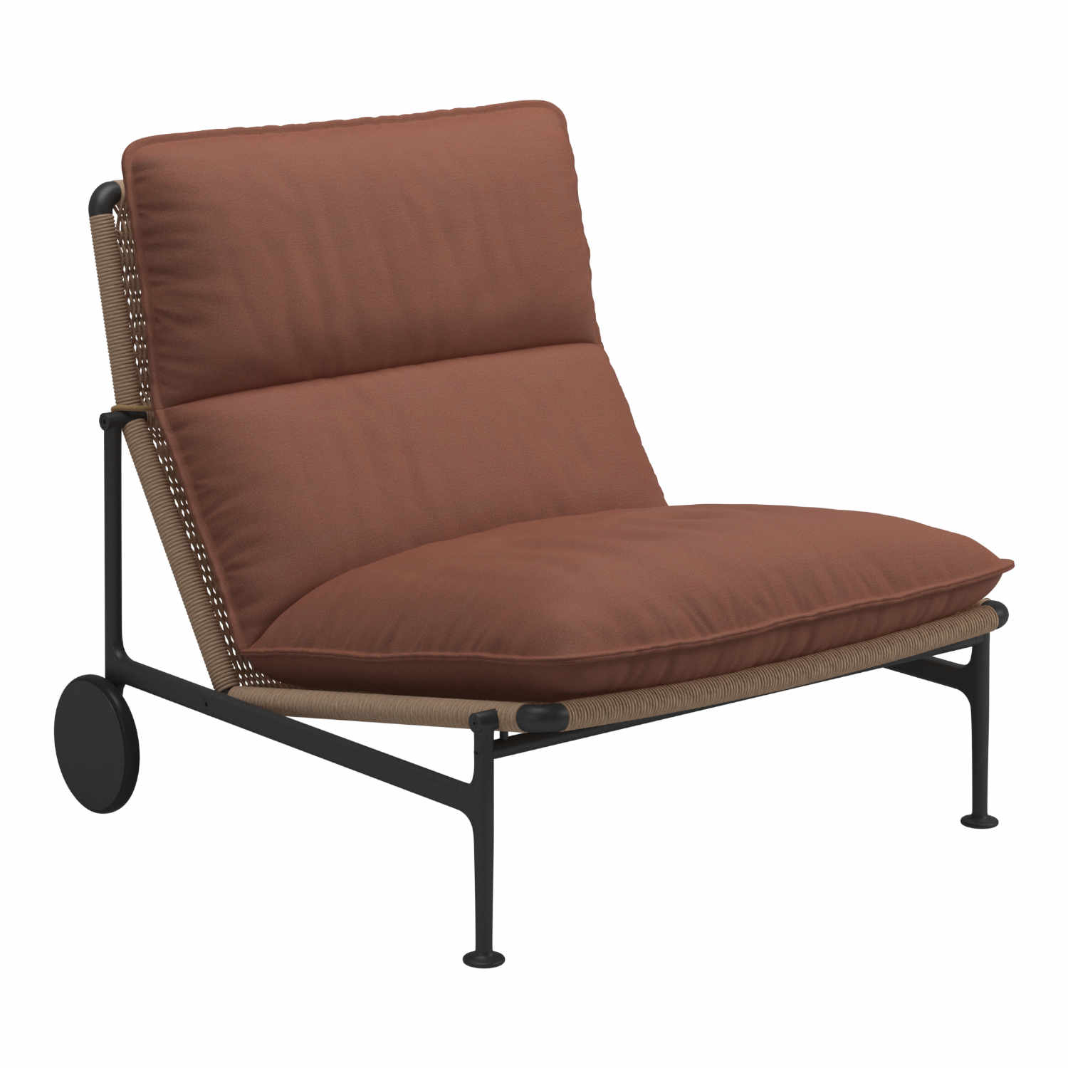 Zenith Lounge Chair Sessel, Stoffbezug sand 147 von Gloster