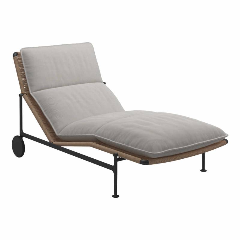 Zenith Lounger Liege, Stoffbezug fog 145 von Gloster