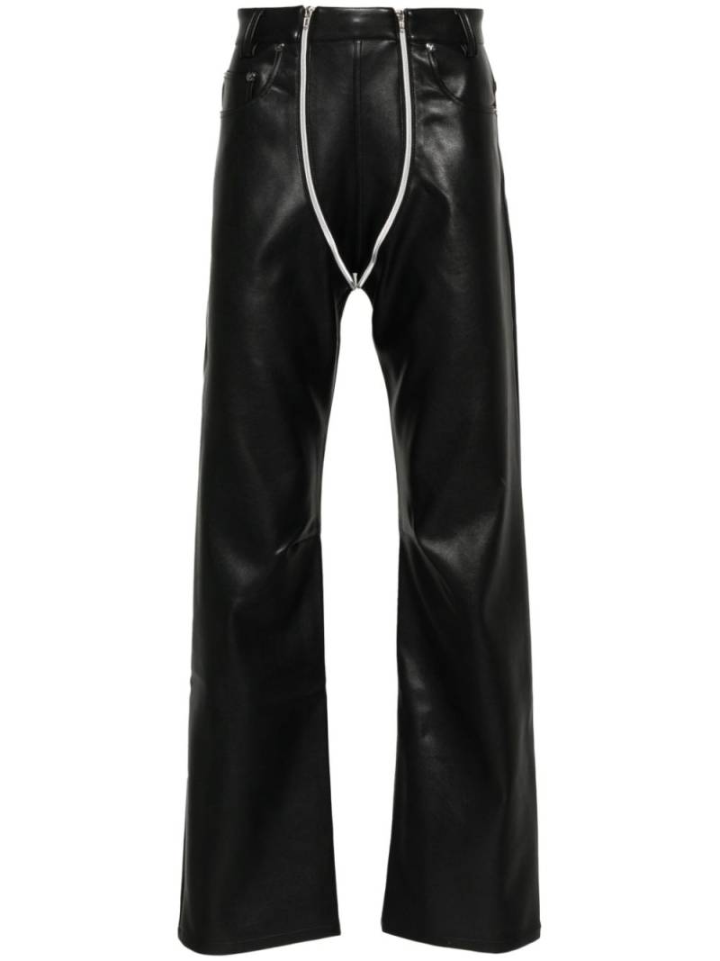 GmbH Lata zip-detail trousers - Black von GmbH