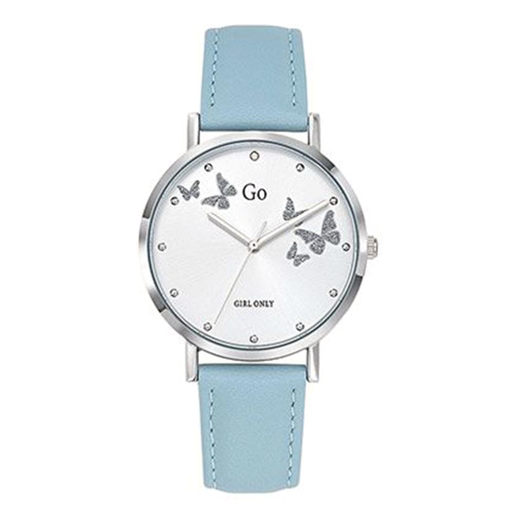 Go Girl Only Damen Uhr Edelstahl, Metall Zirkonia Schmetterling Ø34 mm von Go Girl Only