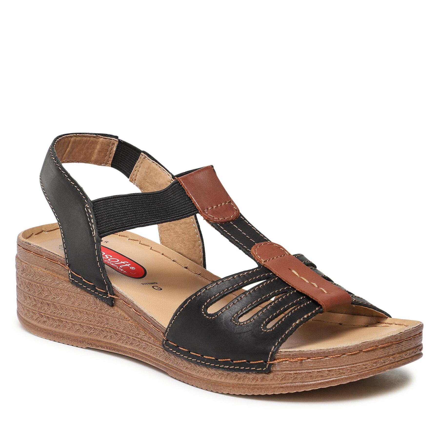 Sandalen Go Soft ARC-2304-03 Schwarz von Go Soft