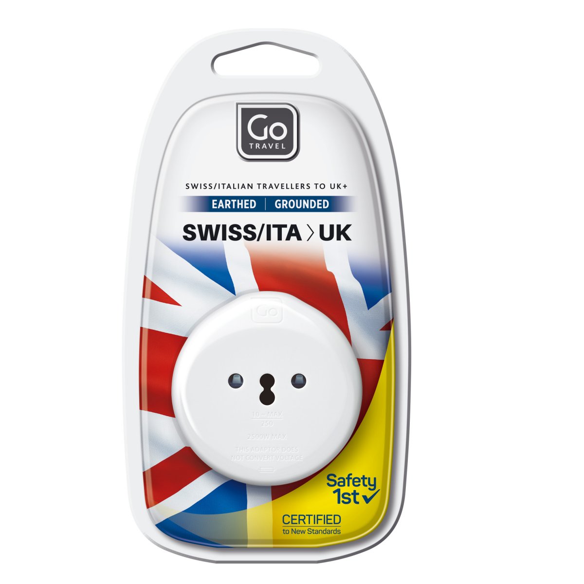 Adapter Schweiz-UK (geerdet) von Go Travel