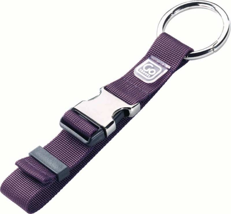 Karabinerhaken für Taschen - Carry Clip in Violett von Go Travel