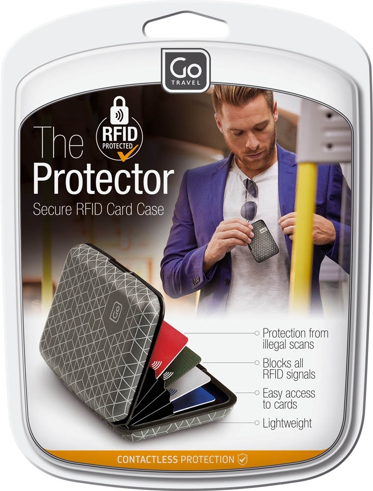 The Protector -RFID-Kartenetui aus Aluminium von Go Travel
