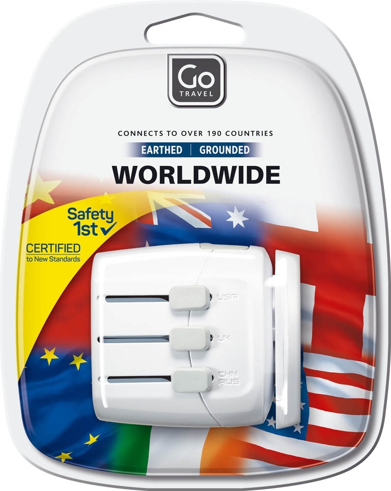 Worldwide Adaptor Earthed von Go Travel