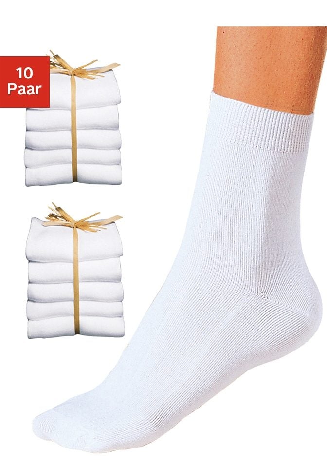 Go in Basicsocken, (Packung, 10 Paar), unifarben von Go in