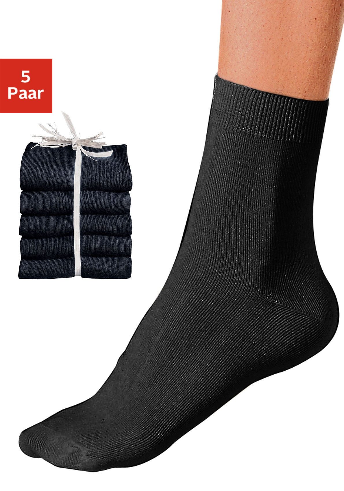 Go in Basicsocken, (Packung, 5 Paar), unifarben von Go in