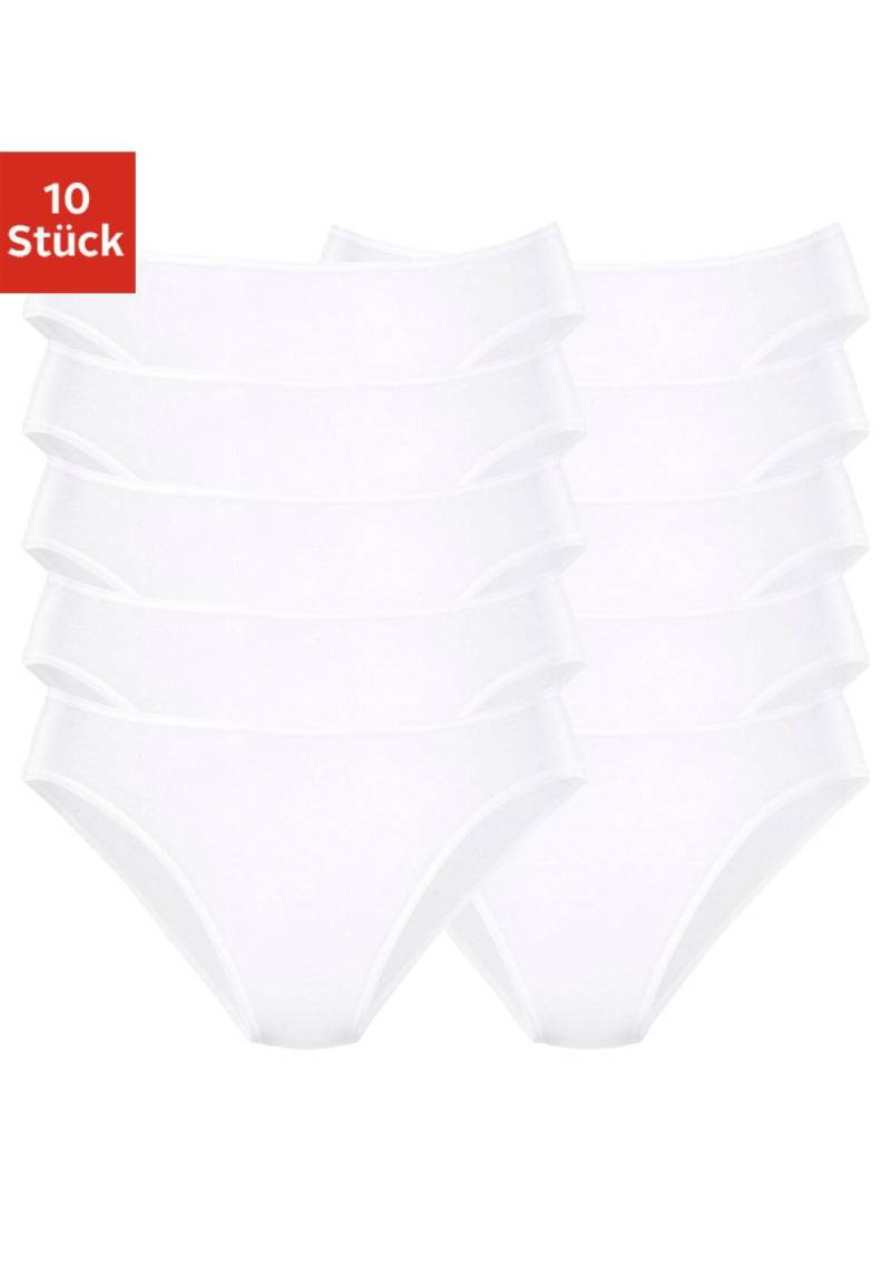 petite fleur Bikinislip, (10er-Pack), aus elastischer Baumwolle von PETITE FLEUR