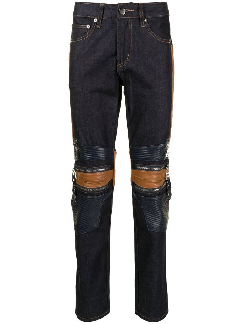 God's Masterful Children Legna Biker jeans - Blue von God's Masterful Children