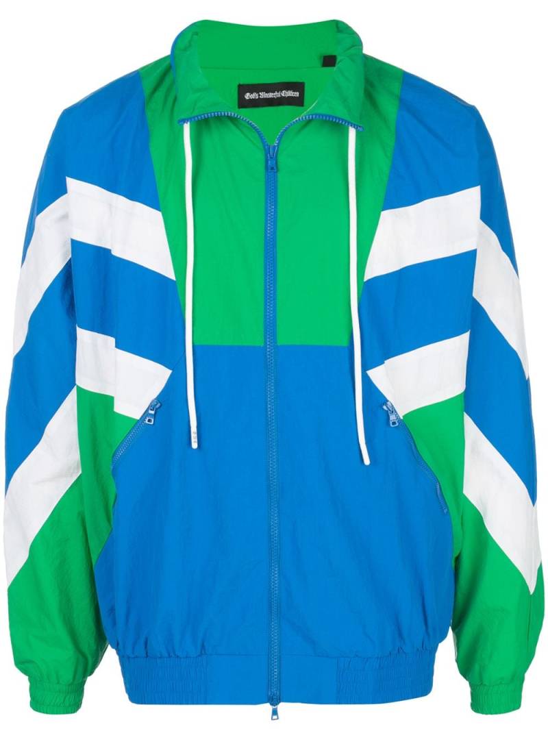 God's Masterful Children Superstar striped jacket - Green von God's Masterful Children