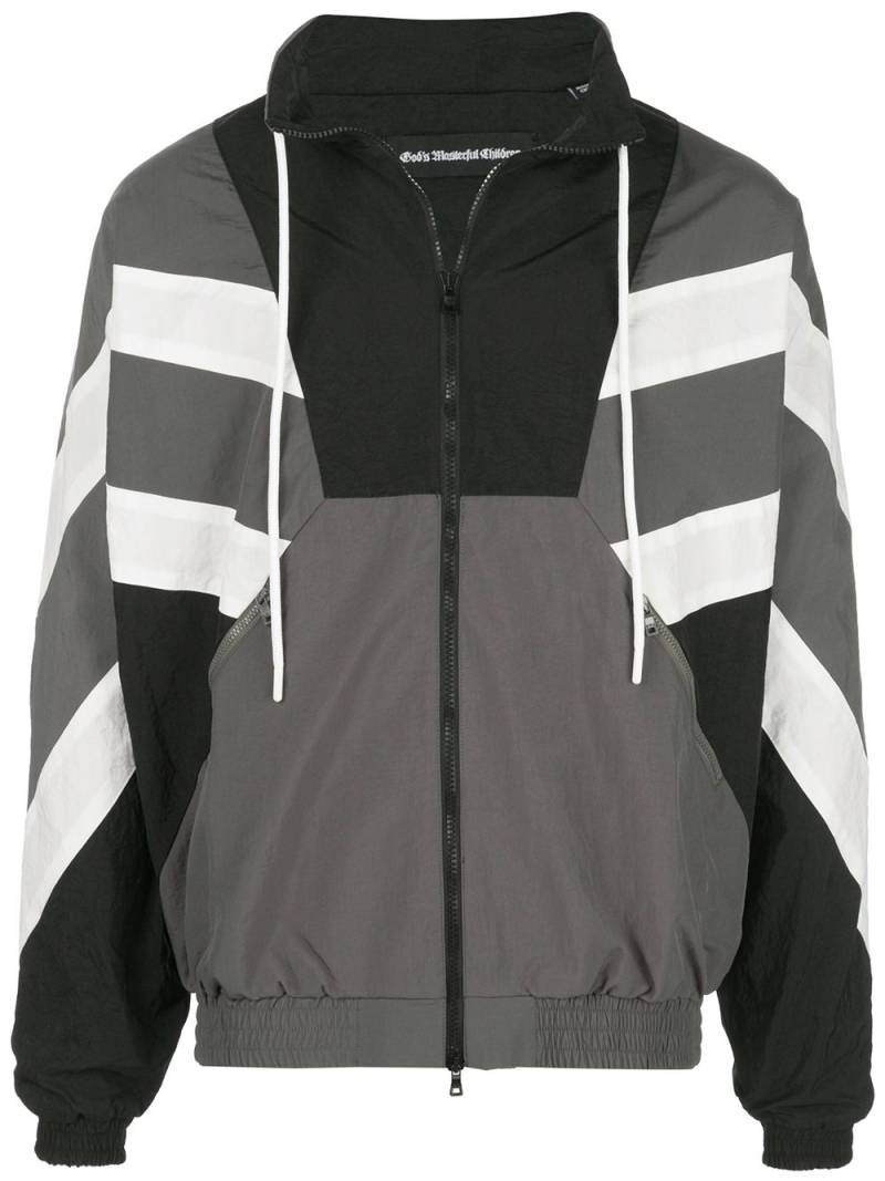 God's Masterful Children Superstar striped jacket - Grey von God's Masterful Children