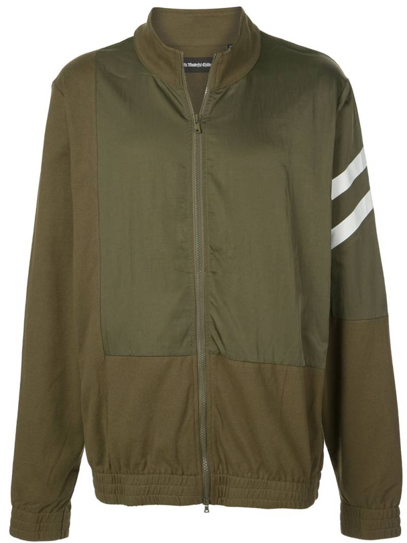 God's Masterful Children geometric panelled bomber jacket - Green von God's Masterful Children