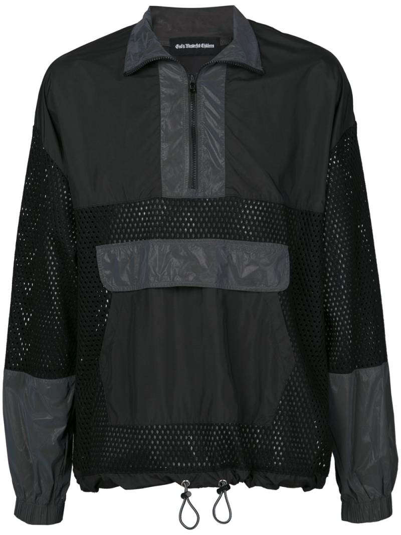 God's Masterful Children mesh panel windbreakers - Black von God's Masterful Children