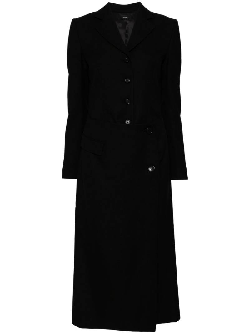 Goen.J Blazer panel dress - Black von Goen.J