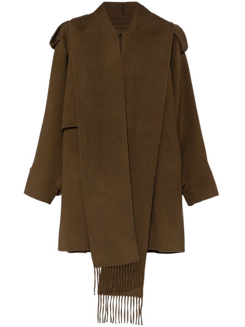 Goen.J Double-faced muffler-collared jacket - Brown von Goen.J