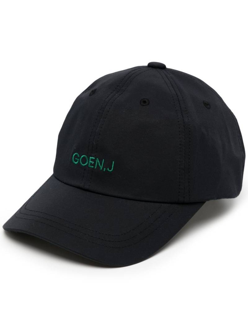 Goen.J embroidered-logo baseball cap - Black von Goen.J