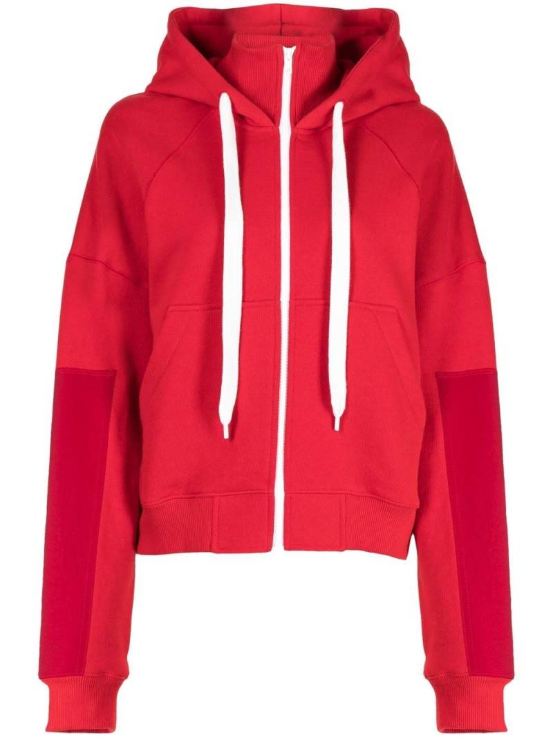 Goen.J high-neck drawstring hoodie - Red von Goen.J