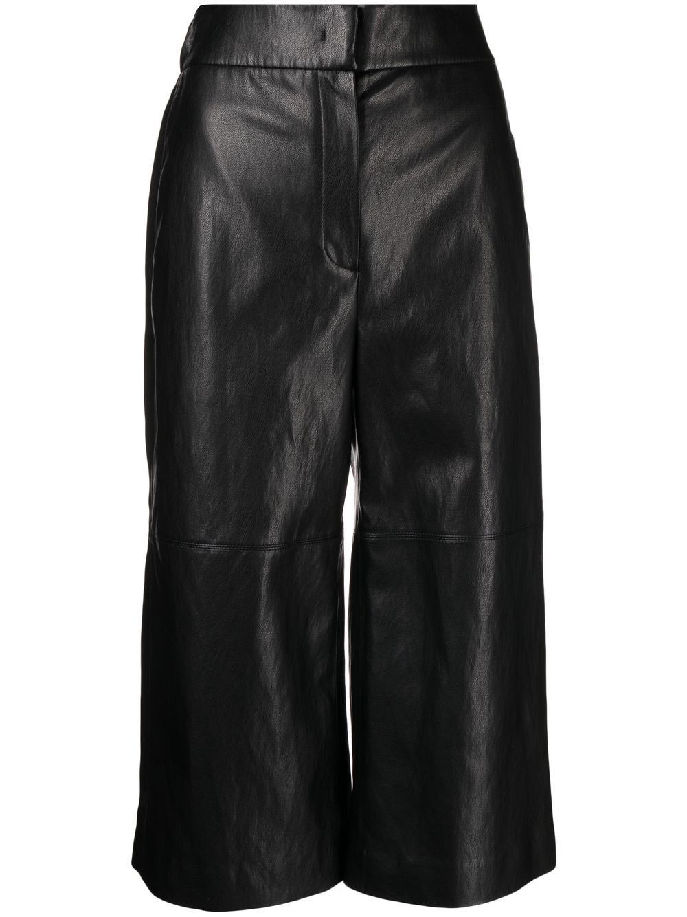 Goen.J high waist cropped trousers - Black von Goen.J