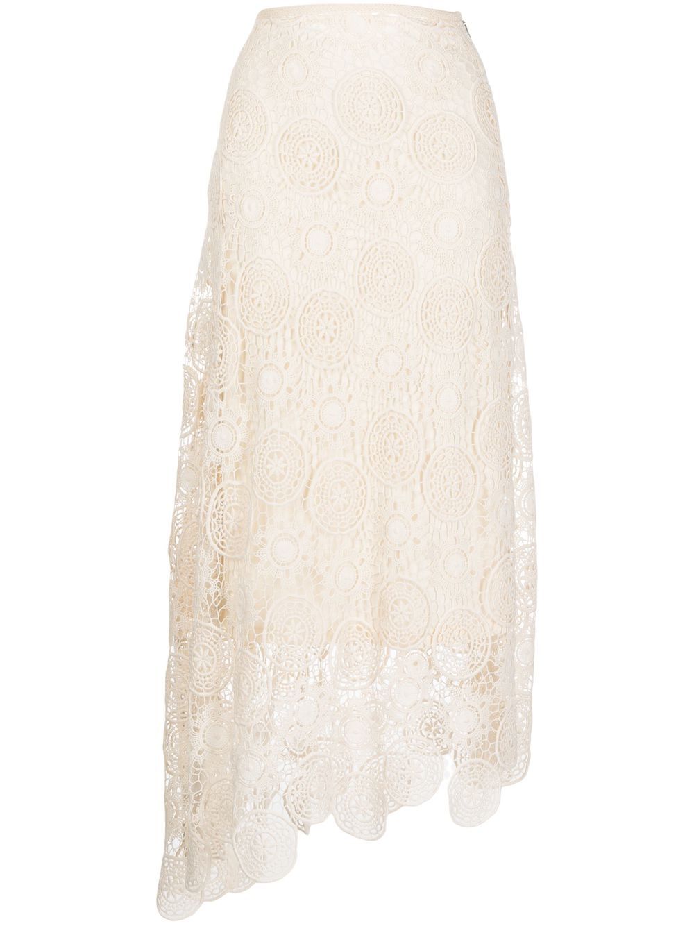 Goen.J lace-detail maxi skirt - White von Goen.J