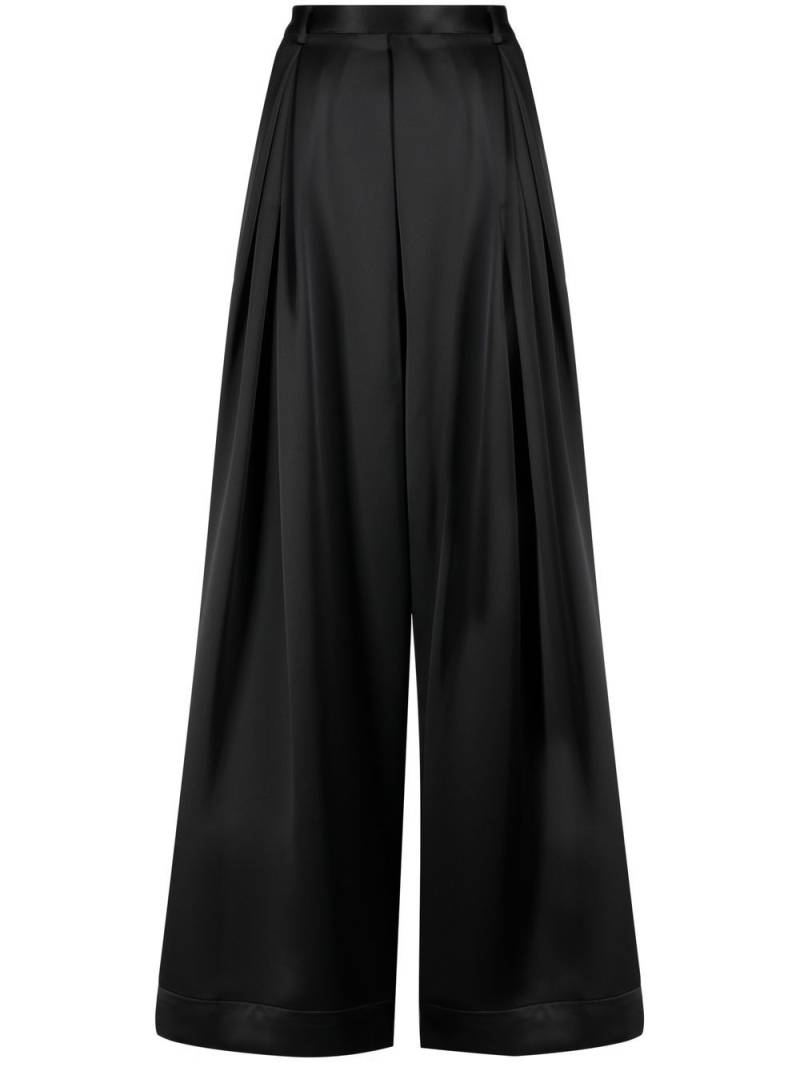 Goen.J pleated wide-leg pants - Black von Goen.J