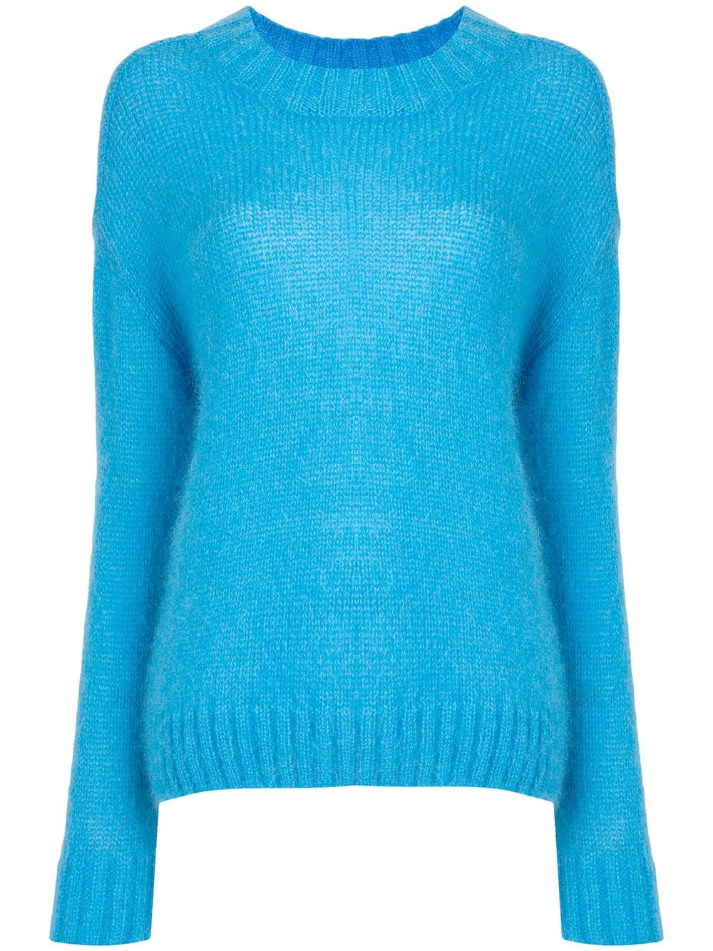 Goen.J slouchy ribbed jumper - Blue von Goen.J