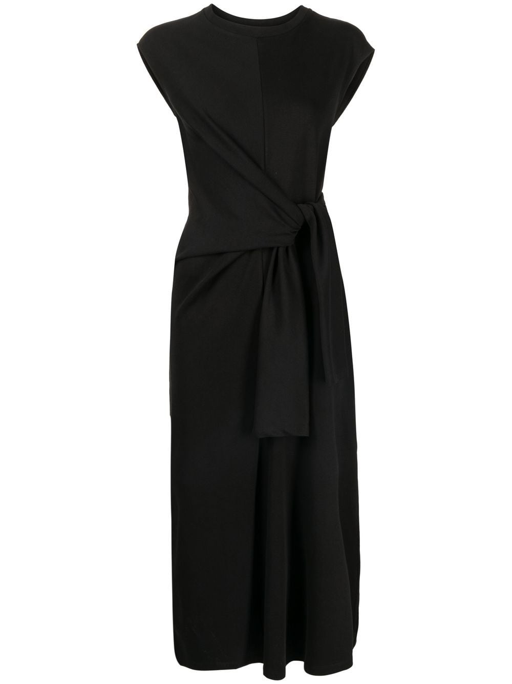 Goen.J tied-waist detail dress - Black von Goen.J